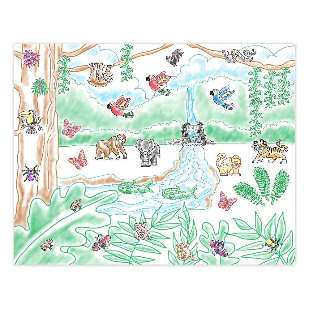 Melissa and Doug: Stamp a Scene Rainforest - Melissa and Doug - Little Funky Monkey - 2