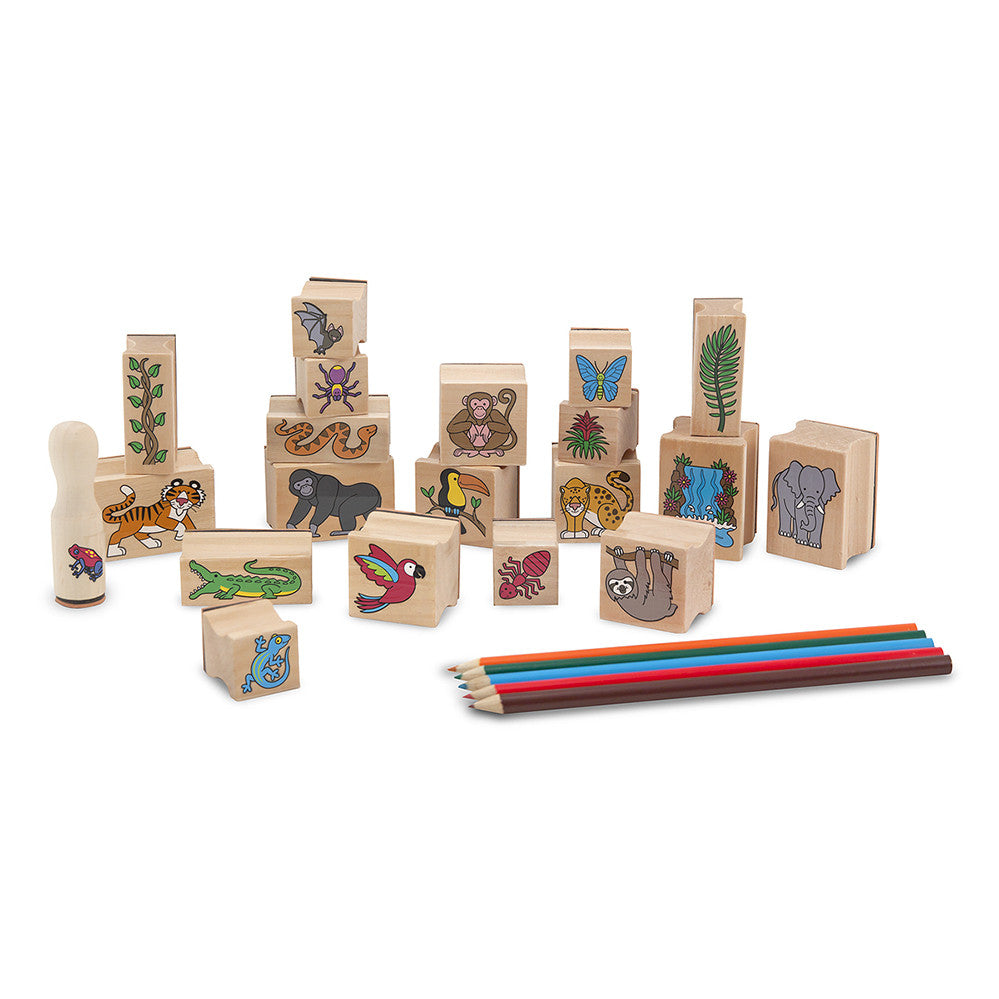 Melissa and Doug: Stamp a Scene Rainforest - Melissa and Doug - Little Funky Monkey - 3