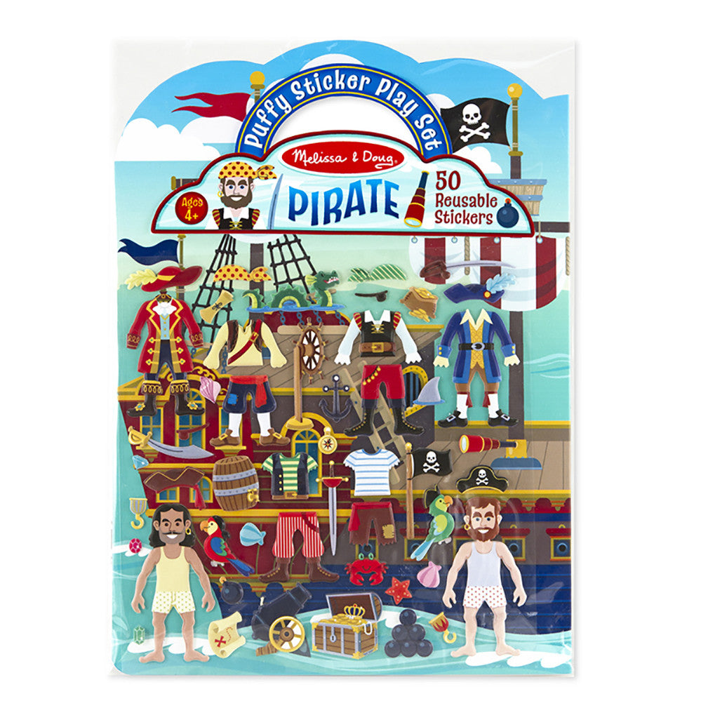 Melissa and Doug: Pirate Puffy Sticker Play Set - Melissa and Doug - Little Funky Monkey